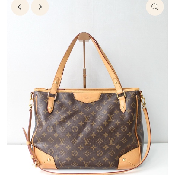 Louis Vuitton Brown Monogram Tote Bag - Picture 1 of 9